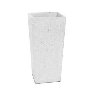 Donica betonowa CONE M 32x32x63 biały