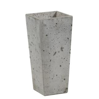 Donica betonowa CONE S 19x19x40 szary naturalny