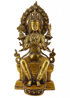Budda Maitreja jakość mosiądzu