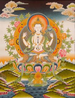 Czenresig C (Buddha współczucia) Awalokiteśwara