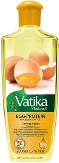 Dabur Vatika Olej do włosów proteiny jajeczne 200ml.