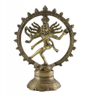 Figurka Tańczący Shiva-mosiądz jakość*8 19 cm