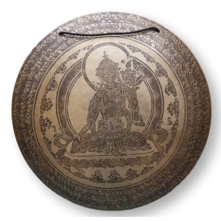 Gong (48cm) Tybetańsko -Nepalski Jakość Tibetan - Nepalese gong
