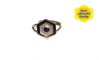 Hexamani ring Pierścionek przynoszący ochronę i pomyślność złota 14k saturn Hexamani fingering HIT