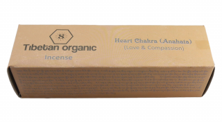 Tibetan organic incense Heart (Anahata) chakra (czakra Serca)
