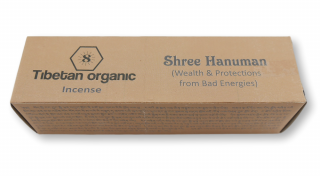 Tibetan organic incense Sree Hanumana (Pomylśności + Ochrona)