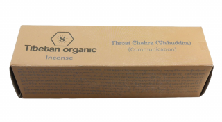 Tibetan organic incense Throat (Visuddha) chakra (czakra Gardła)