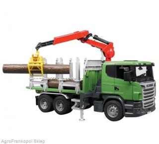 Zabawka ciężarówka do przewozu drewna Scania