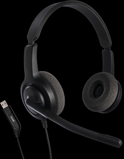 Axtel Voice USB28 HD duo NC Profesjonalny zestaw nagłowny na dwoje uszu z redukcją szumów