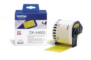 Brother DK-44605 Taśma ciągła papierowa łatwo usuwalna żółta 62 X 30,48