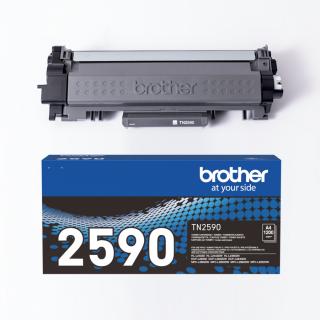 Brother TN-2590 ORYGINALNY Toner czarny 1200 stron