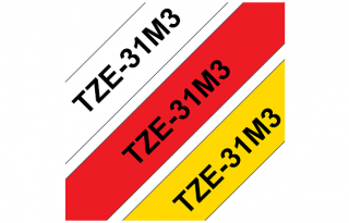 Brother TZE-31M3 Zestaw taśm (TZ231+ TZ431+TZ631)