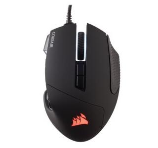 CORSAIR Gaming Scimitar RGB Elite - Mouse - optical - 17 buttons - wired - USB - black CH-9304211-EU Przewodowa mysz optyczna