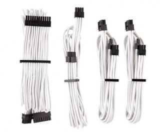 CORSAIR Premium individually sleeved starter kit (Type 4, Generation 4) CP-8920217 Zestaw kabli biały