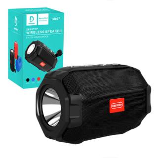 DENMEN DR07 Kolor czarny GŁOŚNIK BLUETOOTH SPEAKER 3W BT 5.0 ROZMOWY