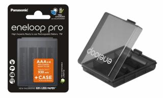ENELOOP BK-4HCDE/4CP+CASE PANASONIC ENELOOP PRO AAA 930mAh 4 szt + box