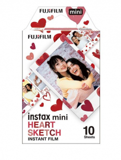 FUJIFILM XC09582 Wkład Fujifilm Instax mini HEART SKETCH 10szt