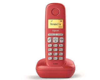 Gigaset A170 kolor czerwony Telefon bezprzewodowy DECT