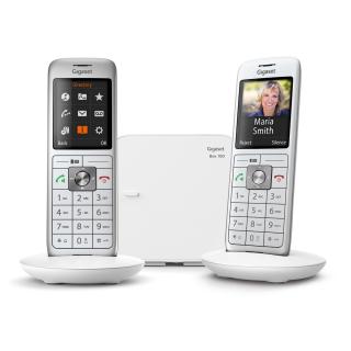 Gigaset CL660 DUO kolor biały Telefon bezprzewodowy DECT z dodatkową słuchawką