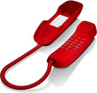 Gigaset DA210 kolor czerwony Kompaktowy telefon przewodowy