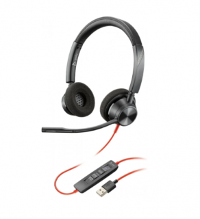 HP POLY Blackwire 3320, BW3320-M USB-A 76J17AA Zestaw słuchawkowy