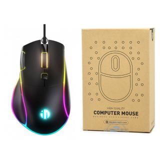 INPHIC MYSZ PRZEWODOWA GAMING PW8 RGB 1200-7200 DPI CZARNA