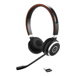 Jabra Evolve 65 SE, Link380a MS Stereo 6599-833-309 - Zestaw bezprzewodowy na dwoje uszu Bluetooth
