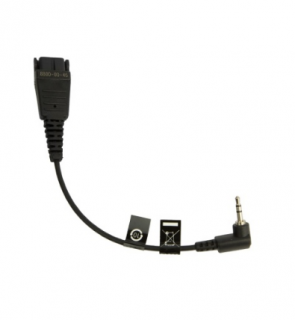 Jabra QD Cord to 2,5mm pin plug, angulate 8800-00-46 Kabel przyłączeniowy