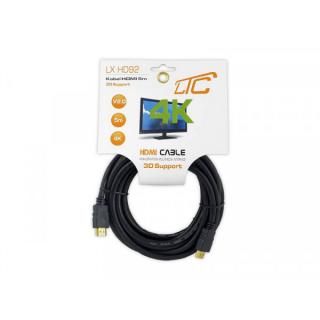 KABEL HDMI-HDMI 5M CZARNY 4K V2.0 LXHD92