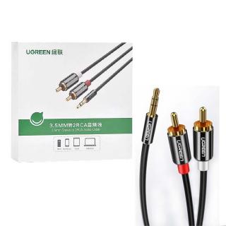 KABEL STEREO 1,5M CHINCH RCA DO JACK 3,5 CALA METAL