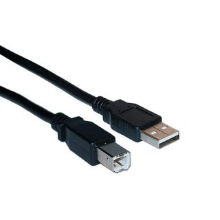 KABEL USB A USB B CZARNY PRZEWÓD DRUKARKA 1,5M WTYK USB A - WTYK USB B