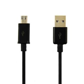 KABEL USB MICRO CZARNY ECONOMY KOŃCÓWKA 8MM