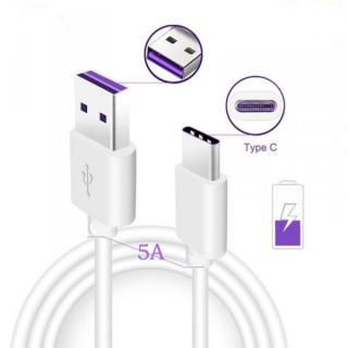 KABEL USB TYP-C HUAWEI AP71 5A BIAŁY FAST CHARGER QUICK SZYBKIE ŁADOWANIE ORYGINALNY TRANSMISJA DANYCH TYP C TYPC HL-1289