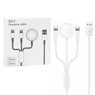 ŁADOWARKA INDUKCYJNA IPHONE USB APPLE WATCH CABLE 3W1 APPX