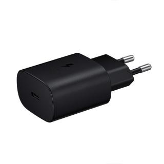 ŁADOWARKA SIECIOWA USB-C CZARNA SAMSUNG EP-TA800EBE 3A SUPER FAST CHARGING 3000mA QUICK TYP-C 25W