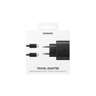 ŁADOWARKA SIECIOWA USB-C SAMSUNG 3A EP-TA845 45W TYP-C PD CZARNY RETAIL BOX