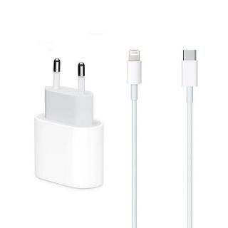 LITTE ŁADOWARKA SIECIOWA 20W BIAŁA FASTON POWER DELIVERY PD TYP-C + KABEL IPHONE USB-C DO LIGHTNING 1M 12W APPX