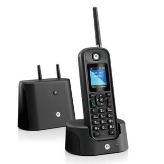 Motorola O201 Kolor czarny Telefon bezprzewodowy DECT o zwiększonym zasięgu