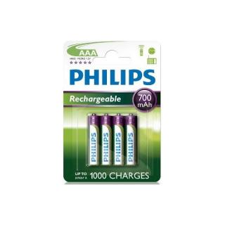 PHILIPS AAA LR03 BLISTER 4SZT Phil-R03B4A70/10 AKUMULATOR 700mAh