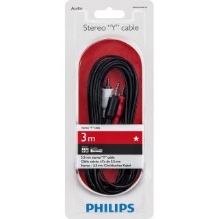 PHILIPS CHINCH RCA DO JACK 3,5 CALA Phil-SWA2520W/10 KABEL STEREO 3M