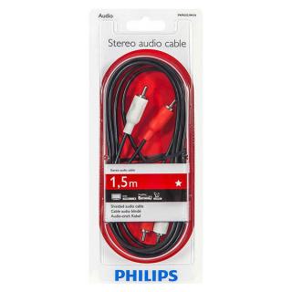 PHILIPS CHINCH RCA DO RCA Phil-SWA2521W/10 KABEL STEREO 1,5M