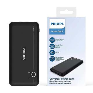 PHILIPS DLP1810NB/62 POWER BANK 10000mAh 2X USB-A CZARNY BATERIA AWARYJNA