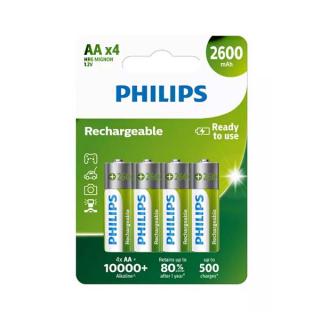 PHILIPS R6B4B260/10 AKUMULATOR 2600mAh AA LR6 BLISTER 4SZT