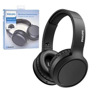 PHILIPS TAH5205BK/00 CZARNE SŁUCHAWKI NAUSZNE BEZPRZEWODOWE BLUETOOTH