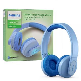 PHILIPS TAK4206BL/00 NIEBIESKIE SŁUCHAWKI NAUSZNE BEZPRZEWODOWE BLUETOOTH DLA DZIECI