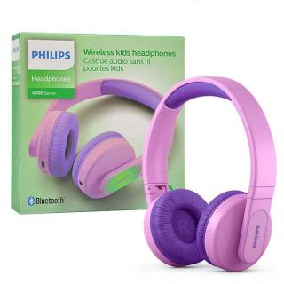 PHILIPS TAK4206PK RÓŻOWE SŁUCHAWKI NAUSZNE BEZPRZEWODOWE BLUETOOTH DLA DZIECI