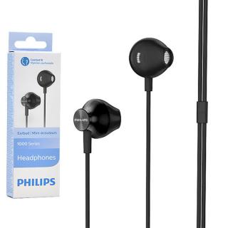 PHILIPS TAUE100BK CZARNE SŁUCHAWKI DOUSZNE PRZEWODOWE