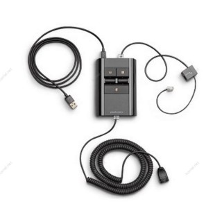 Plantronics Adapter MDA524 QD, USB-A, WW Do podłączenia słuchawek do komputera i telefonu stacjonarnego