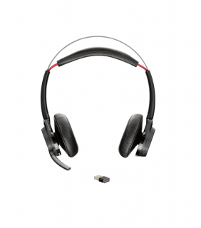 Plantronics Voyager Focus UC, B825-M (bez ładowarki biurkowej) PL-202652-104 - Bezprzewodowy zestaw słuchawkowy Bluetooth USB