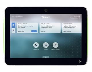 Poly TC10 - Without power cord - touch controller - Certified for Zoom Rooms - white 875J5AA#AC3 Kontroler dotykowy